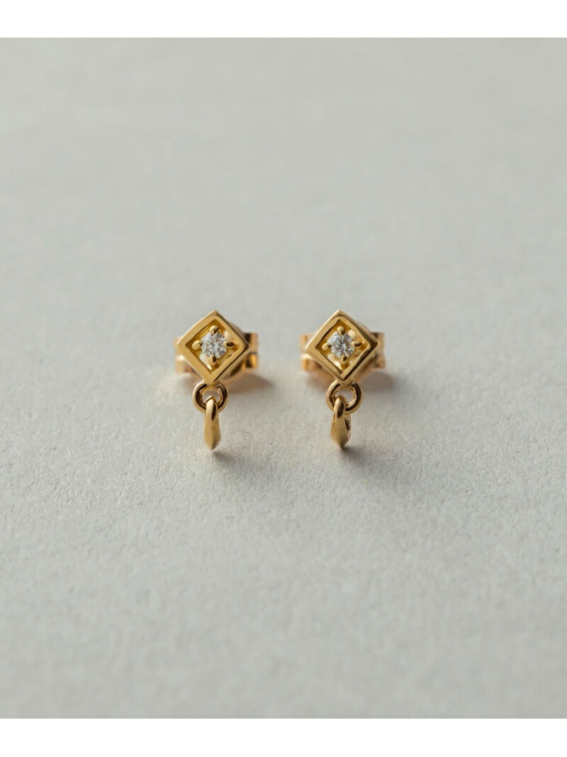 ete｜K18YG ダイヤモンド ピアス | Rakuten Fashion(楽天ファッション
