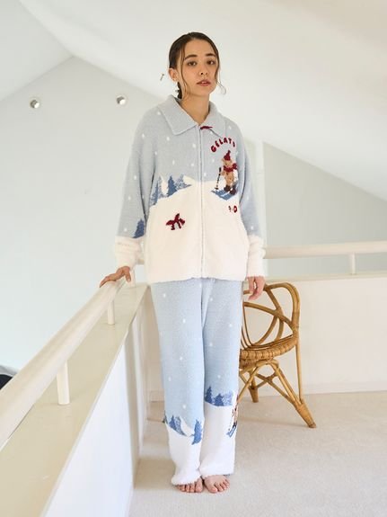 gelato pique｜【HOLIDAY】スキーベアジャガードカーディガン