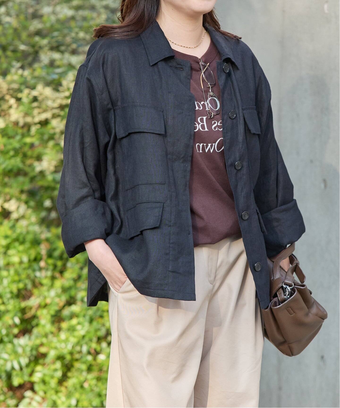 JOURNAL STANDARD｜《追加予約》リネンミリタリージャケット | Rakuten