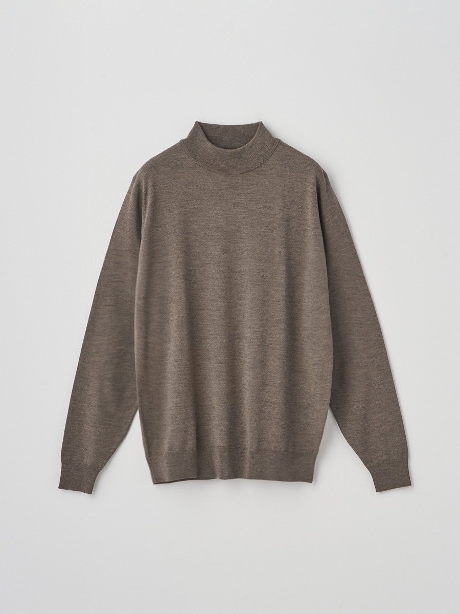 JOHN SMEDLEY｜[UNISEX]ノーカラー長袖ボタンレスニットカーディガン