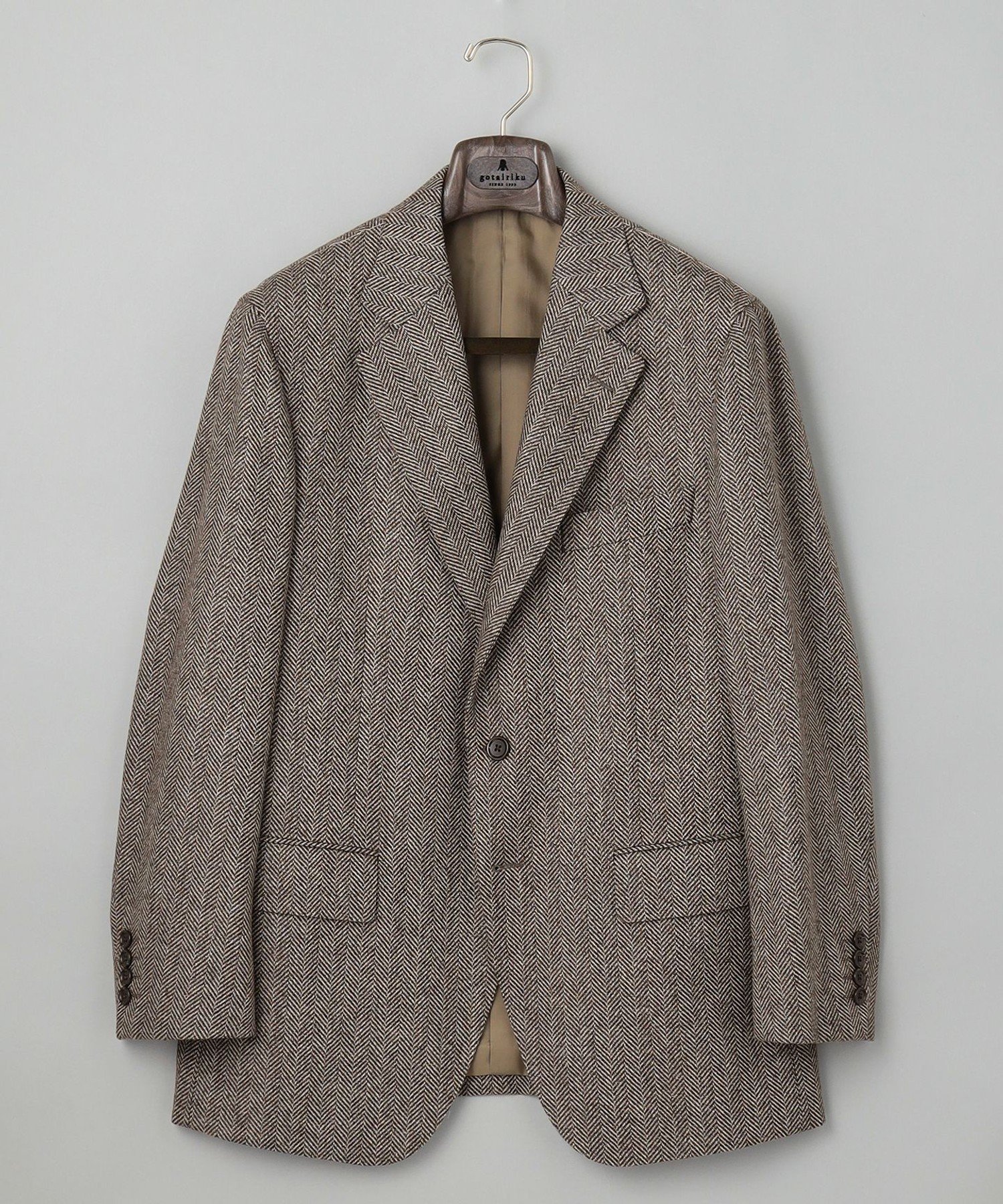 gotairiku｜【尾州】カシミヤブレンド定番ヘリンボーン ジャケット
