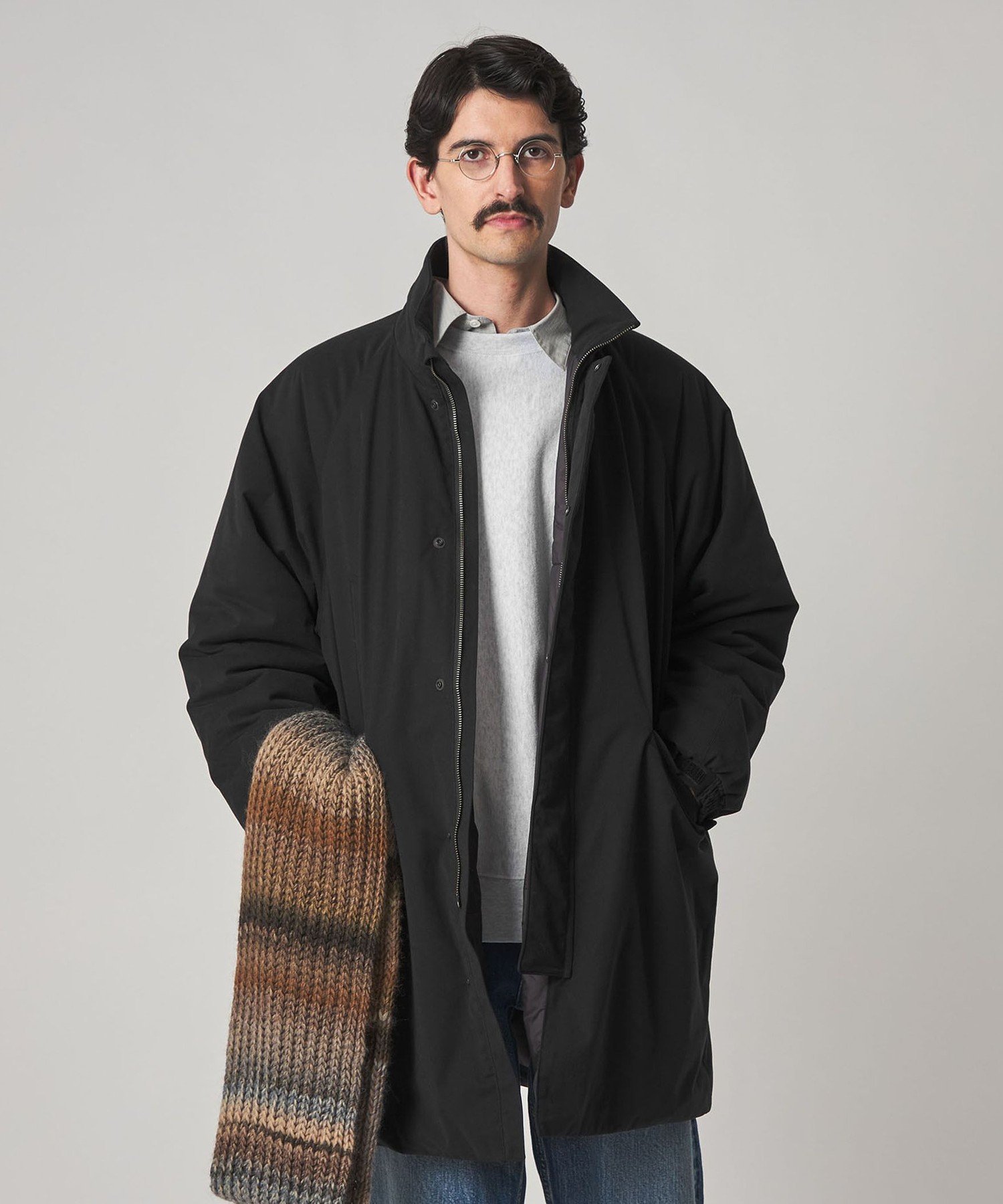 Steven Alan 25AWブラッシュド パデッド スタンド コート 美品 BEAUTY&YOUTH UNITED ARROWS｜<Steven Alan> ブラッシュド パデッド