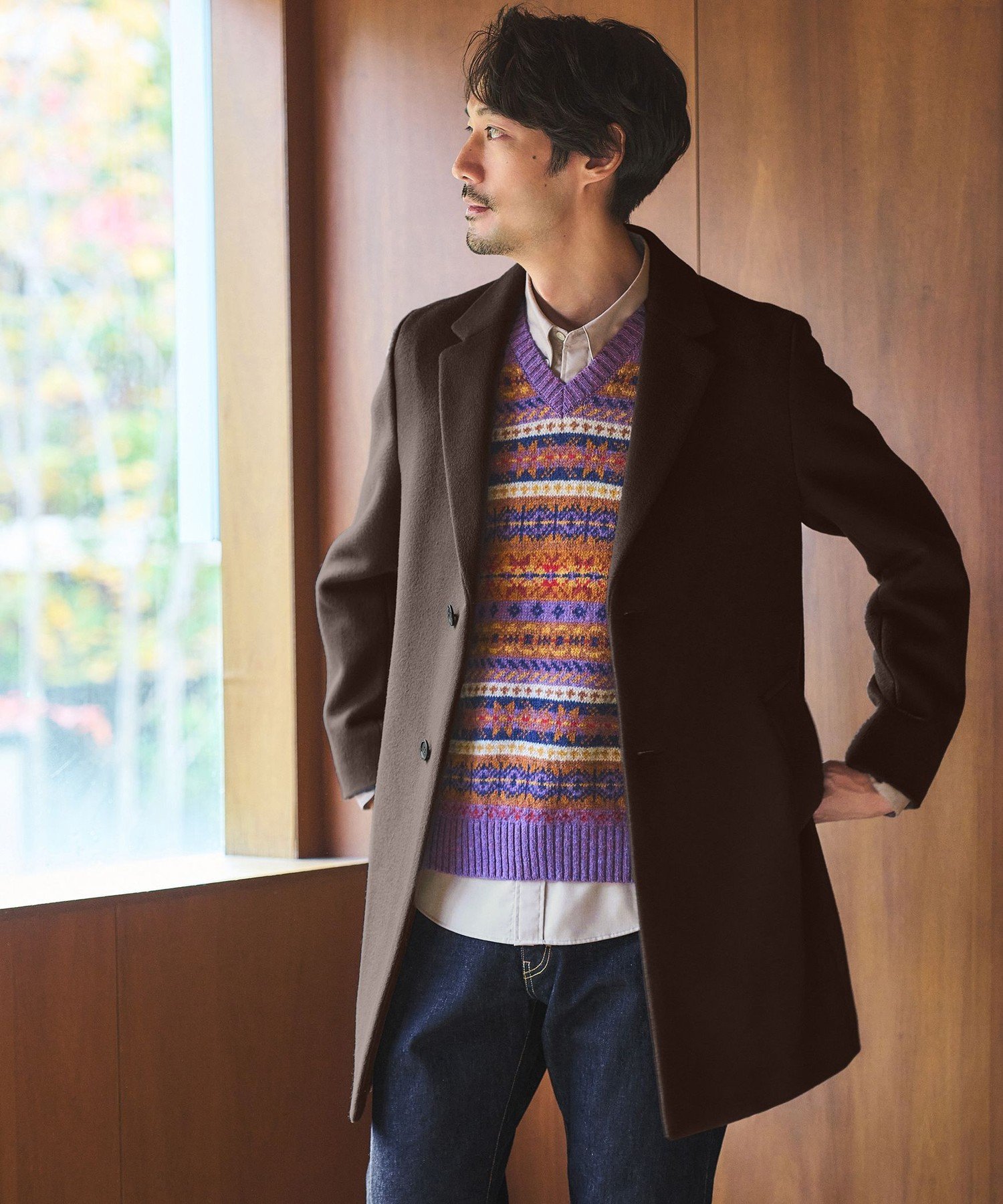 UNITED ARROWS green label relaxing｜S100 ビーバー チェスターコート