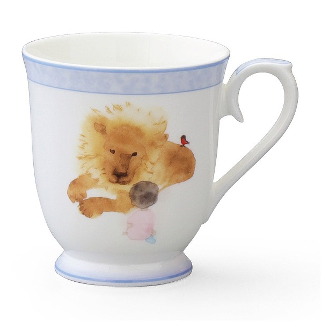 NARUMI｜【公式】いわさきちひろ マグカップ(見つめあうライオンと