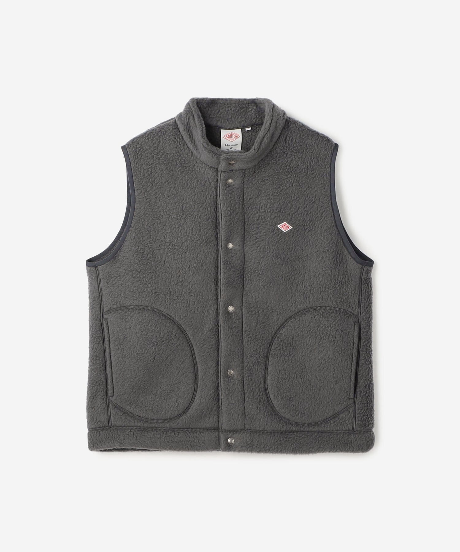 Bshop｜DANTON | ダブルフェイスボア スタンドカラーベスト MEN