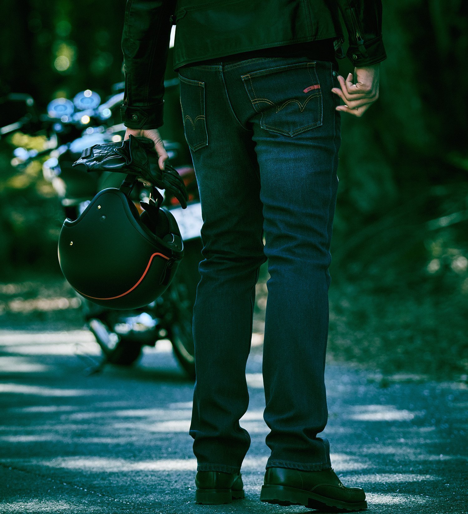EDWIN ONLINE MALL｜EDWIN D.E.F DENIM バイク用 ジーンズ デニム