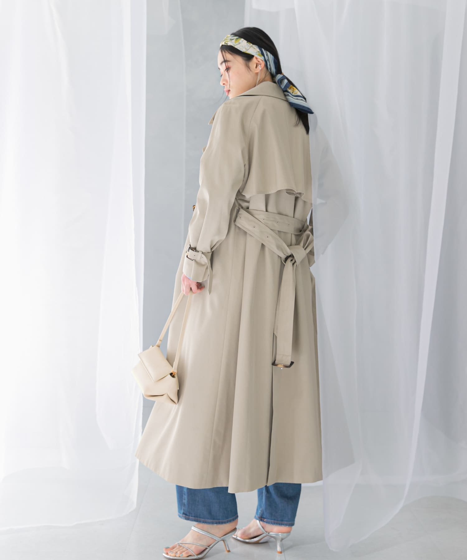 UrbanResearch ID タイプライターオーバーサイズトレンチコート タイプ