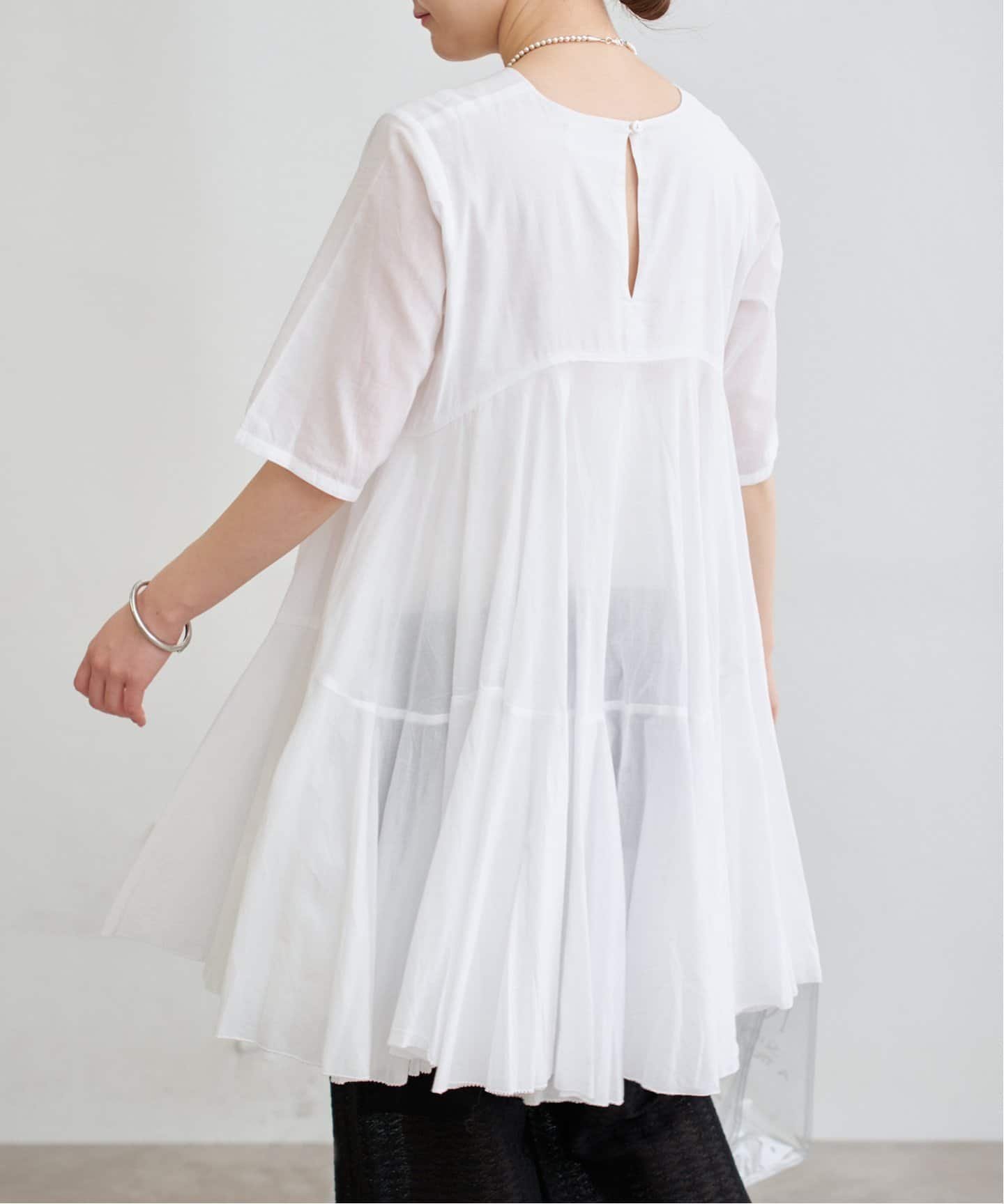 IENA｜《追加》AAYUSHI/アユーシ ボリュームフレアハーフスリーブ