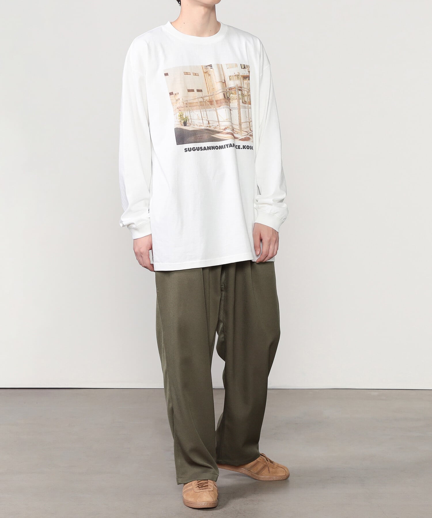 Bshop Gramicci 〈別注〉2タックワイドストレートパンツ Gramicci（グラミチ）の「GRAMICCI | 〈別注〉2タックワイドストレート