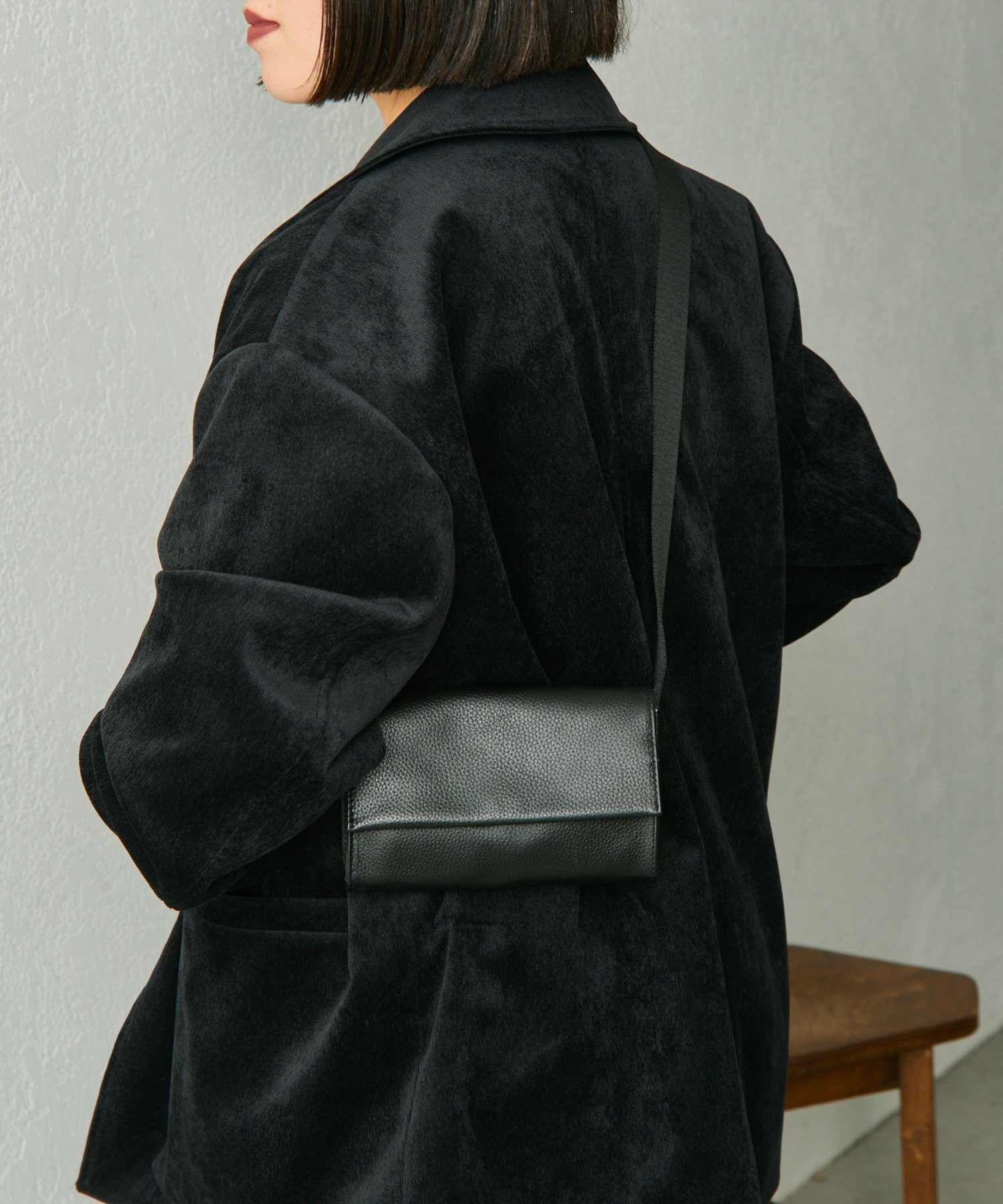 ear PAPILLONNER｜《インフルエンサーuchida企画/本革》ミニワイド