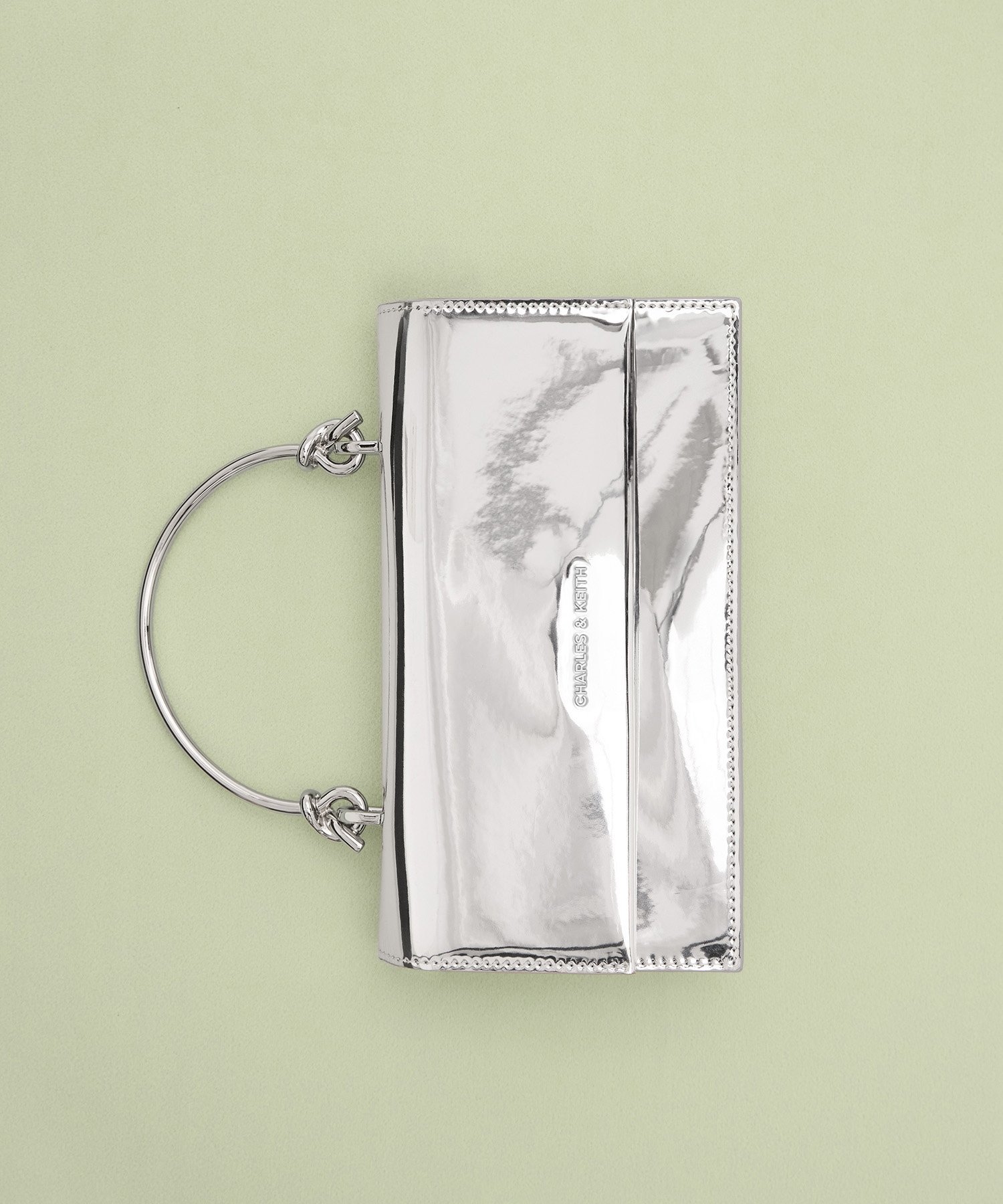 CHARLES & KEITH｜スカルプチュアハンドル ロングウォレット | Rakuten