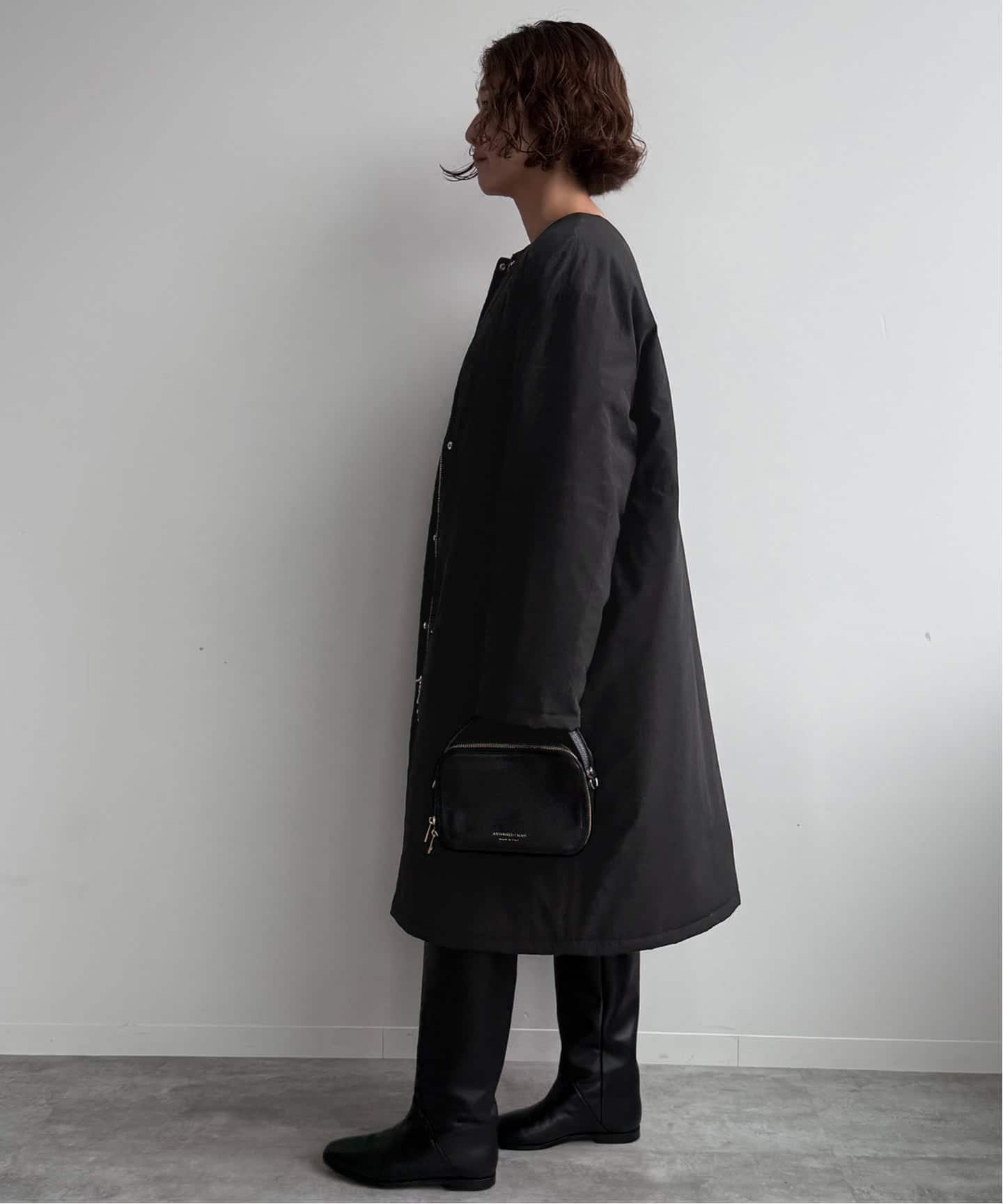 SLOBE IENA｜《ストール付き/WEB限定》中綿ストール付きノーカラー