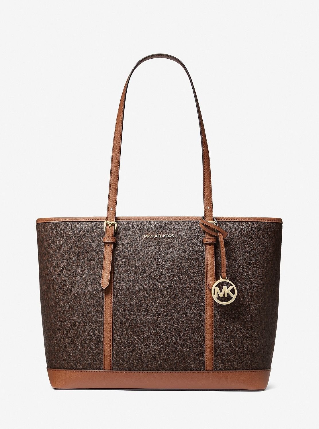 MICHAEL KORS｜JET SET TRAVEL トップジップ トート ラージ - MK