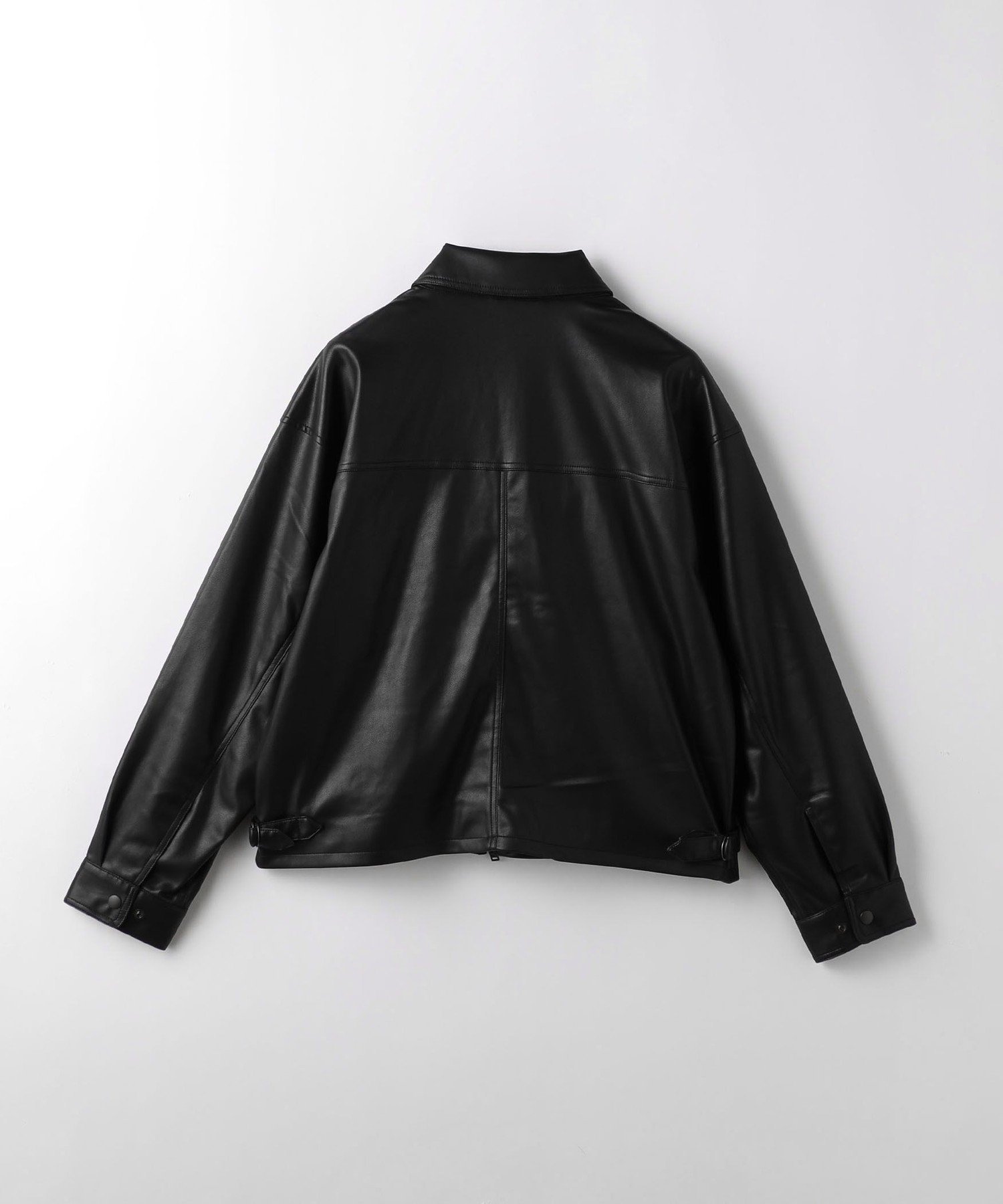 CITEN レザージャケット CITEN＞エッセンシャルレザーライクジャケット