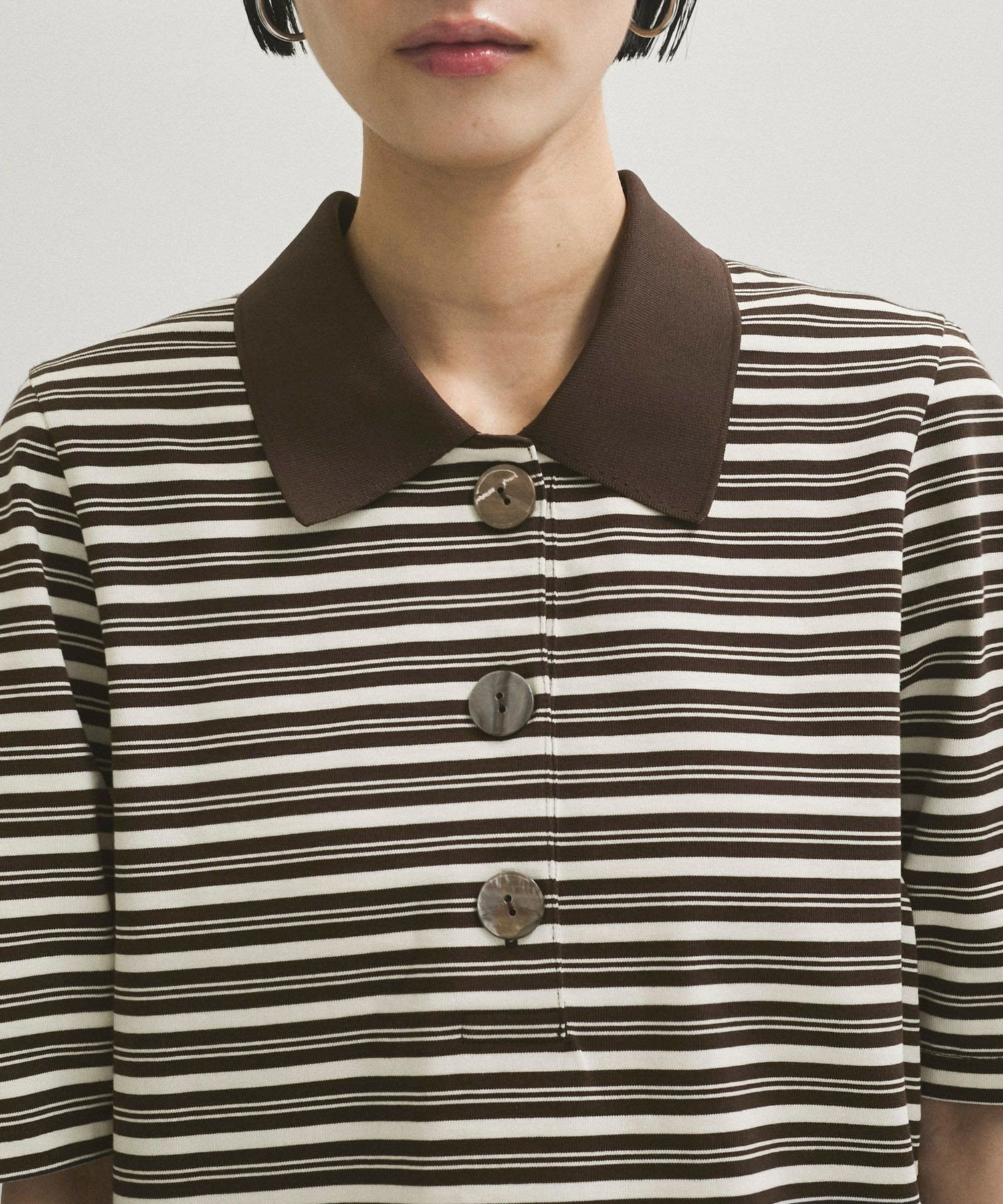 ADAM ET ROPE'｜コクーンスリーブポロシャツ | Rakuten Fashion(楽天