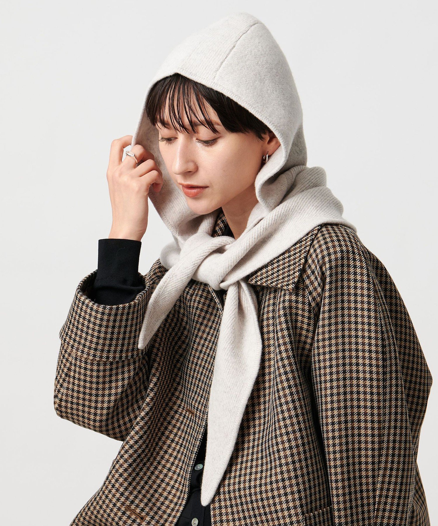 UNITED ARROWS｜ニット フードストール | Rakuten Fashion(楽天