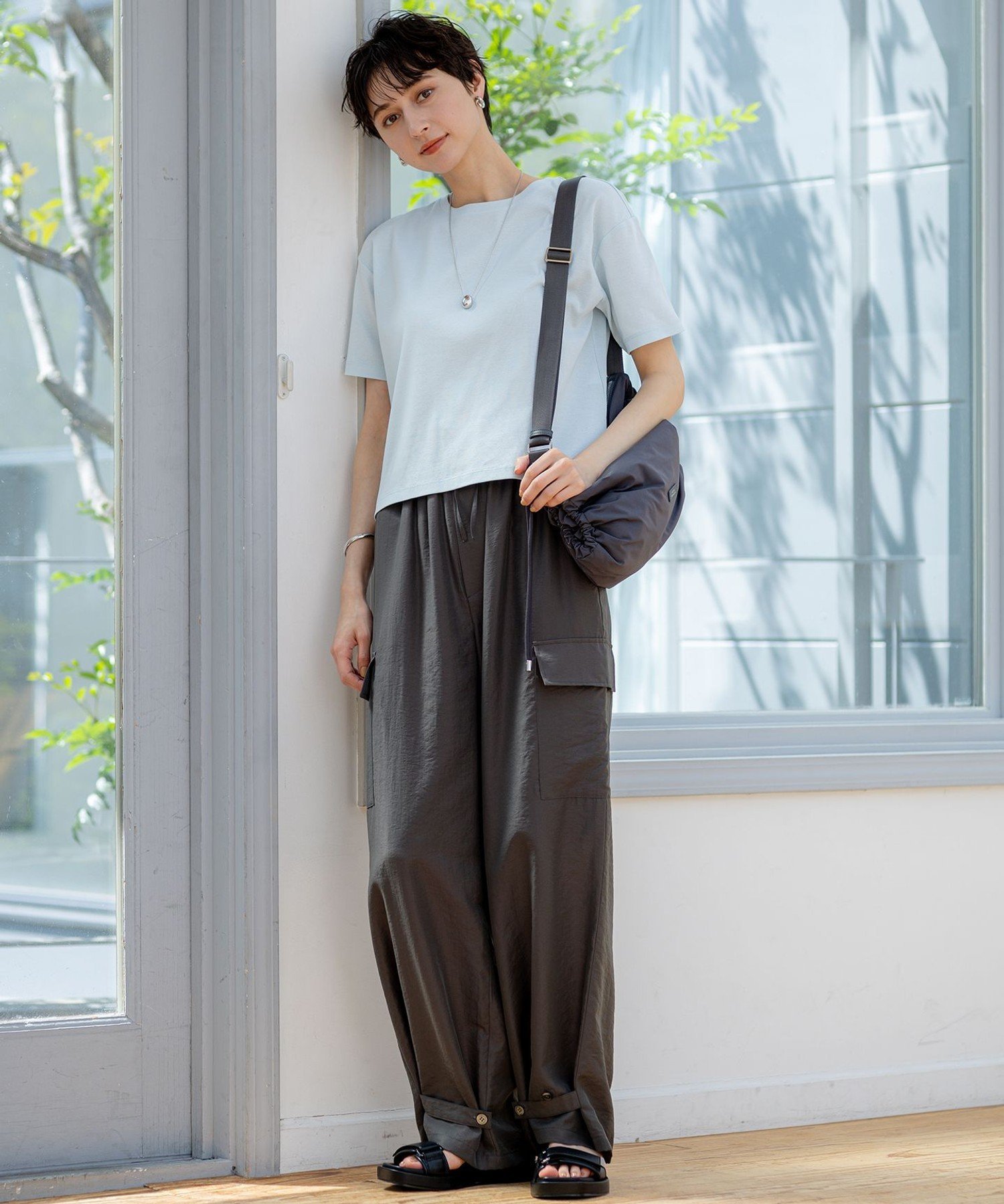 23区｜【SLOW/一部店舗限定】ブライトヴィンテージクロス カーゴパンツ