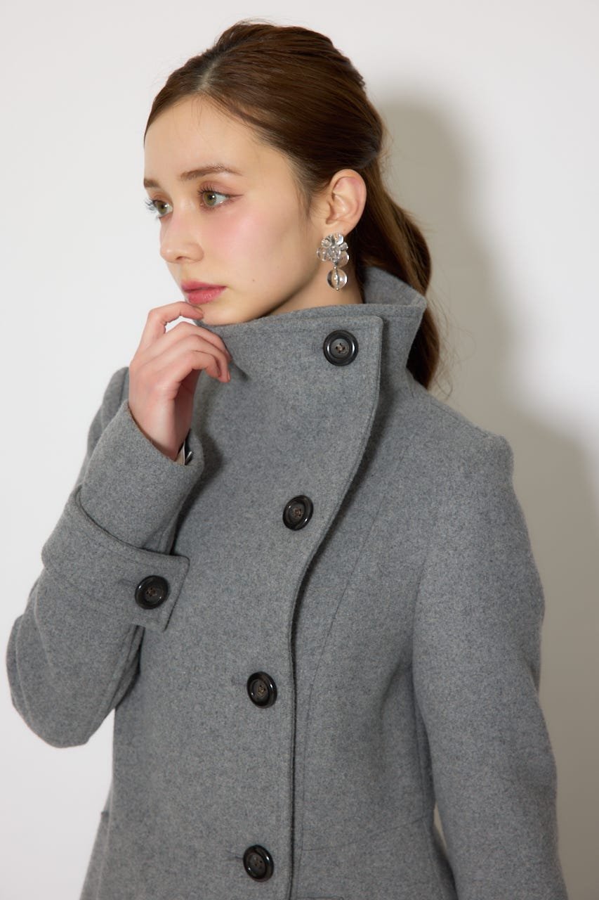 rienda｜25オーバーネックシンデレララインコート | Rakuten Fashion