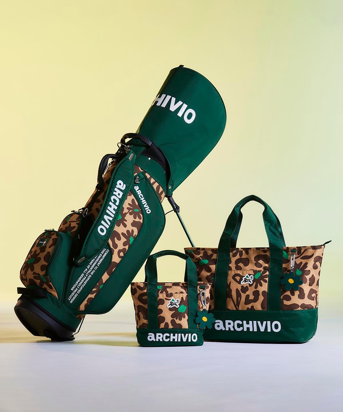 archivio｜【アルチビオ公式】スタンド式ヒョウ柄キャディバッグ