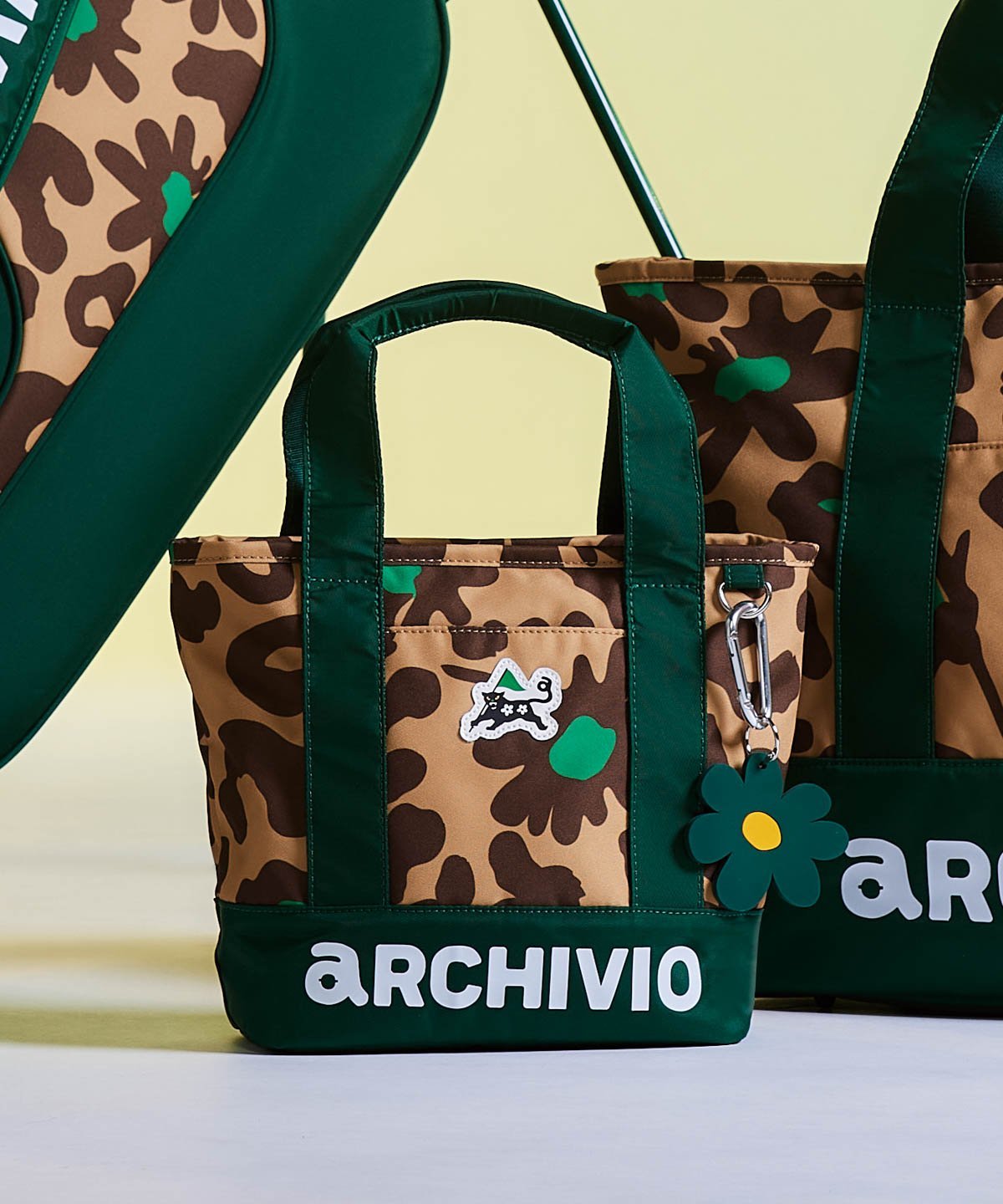 PEARLY GATES ヒョウ柄トートバッグ PEARLY GATES ヒョウ柄トート