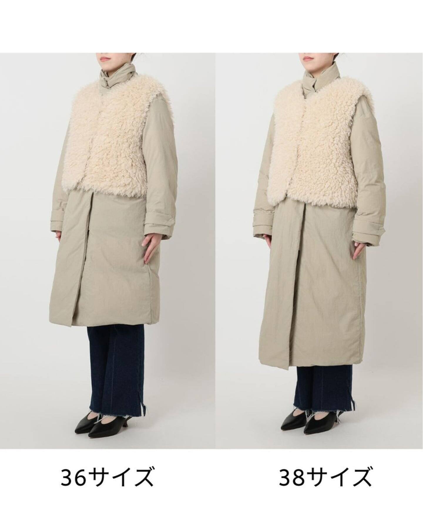 SLOBE IENA｜《2枚セット/マルチWAY》s.oyamadaコラボダウンコート