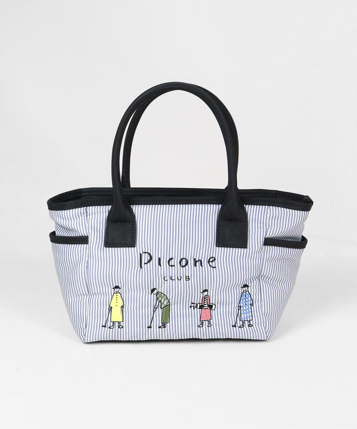 Picone Club｜ストライプ柄刺繍バッグ | Rakuten Fashion(楽天