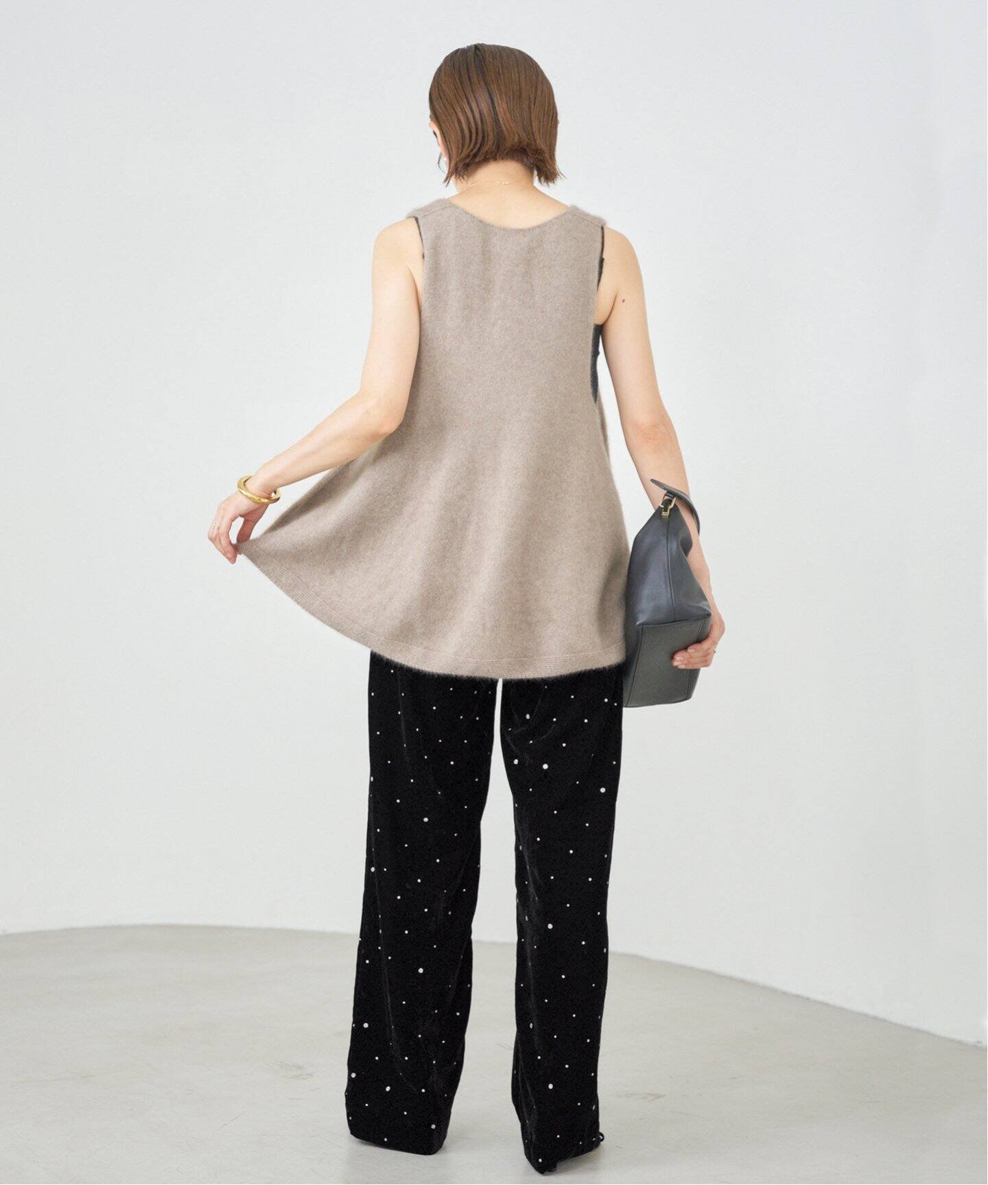 IENA｜COUTURE D'ADAM/クチュールドアダム Glitter PT ベロアイージー