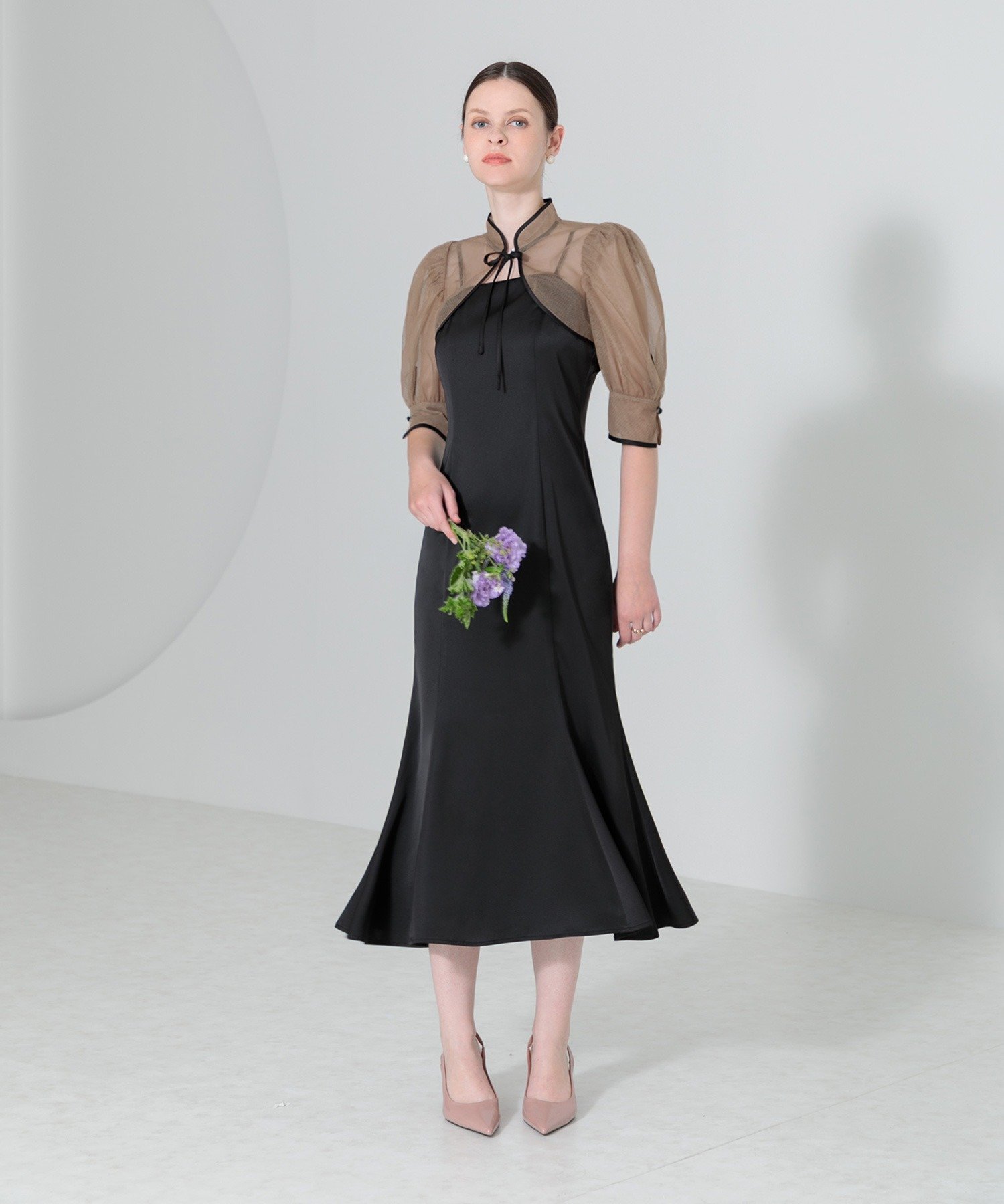 Leja｜LEJA-ショートボレロマーメイドワンピースセットアップロング