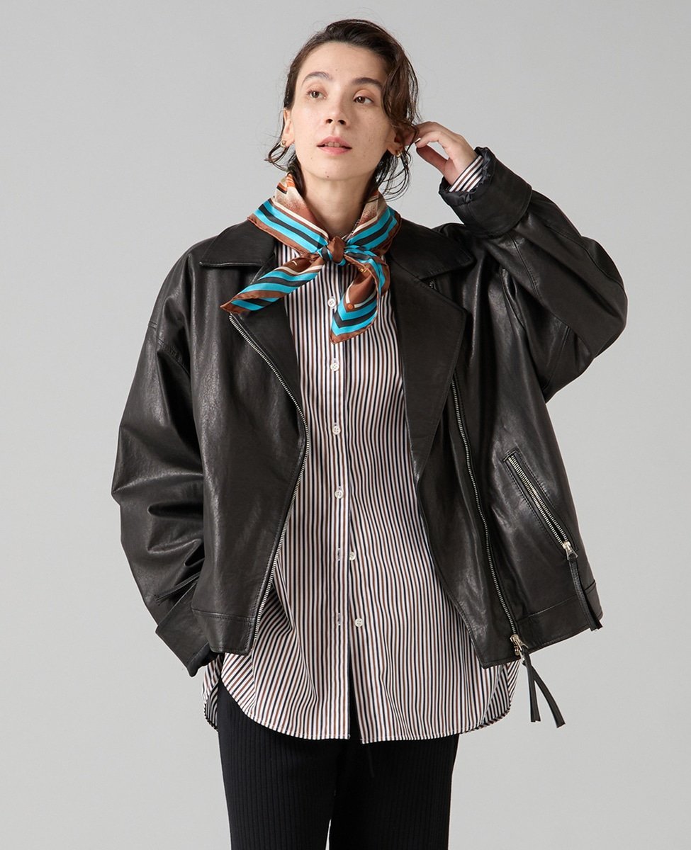 Liesse｜【Le Mine/レミネ】レザージャケット | Rakuten Fashion(楽天