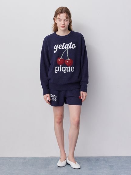 gelato pique｜【ONLINE限定】べビモコチェリージャガードプルオーバー