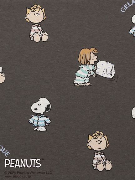 gelato pique｜【PEANUTS】【HOMME】オリジナルアート 総柄ロング