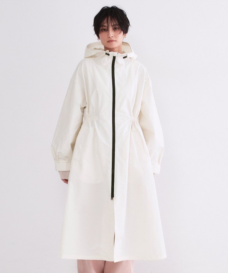 OPAQUE.CLIP｜撥水フードZIPロングコート【洗濯機OK】 | Rakuten