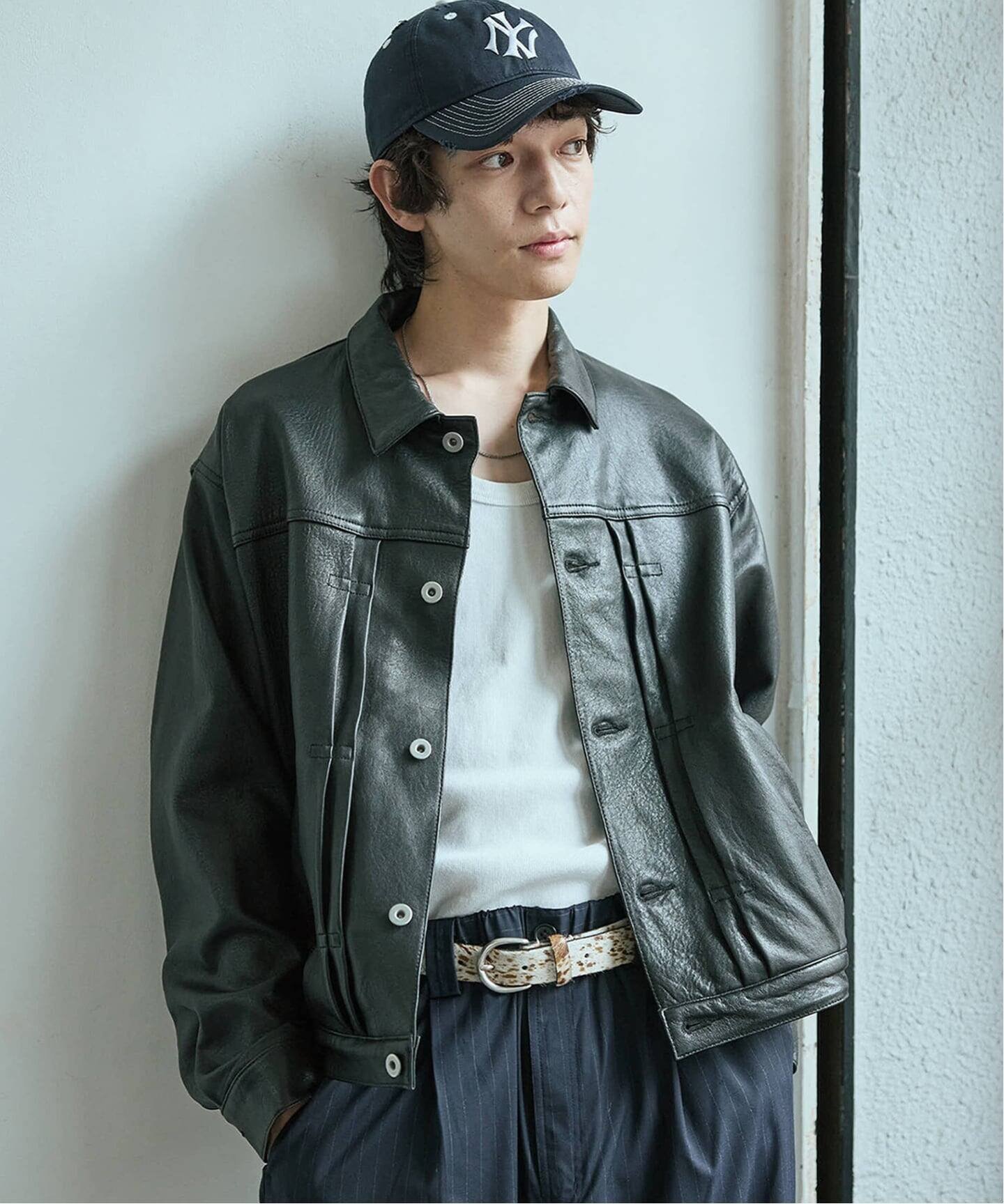 JOURNAL STANDARD｜ニュージーランド ラムレザー トラッカージャケット