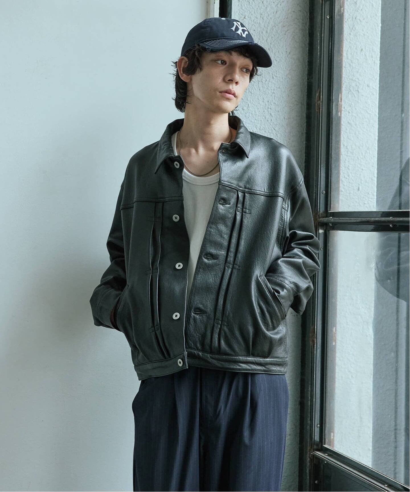 JOURNAL STANDARD｜ニュージーランド ラムレザー トラッカージャケット