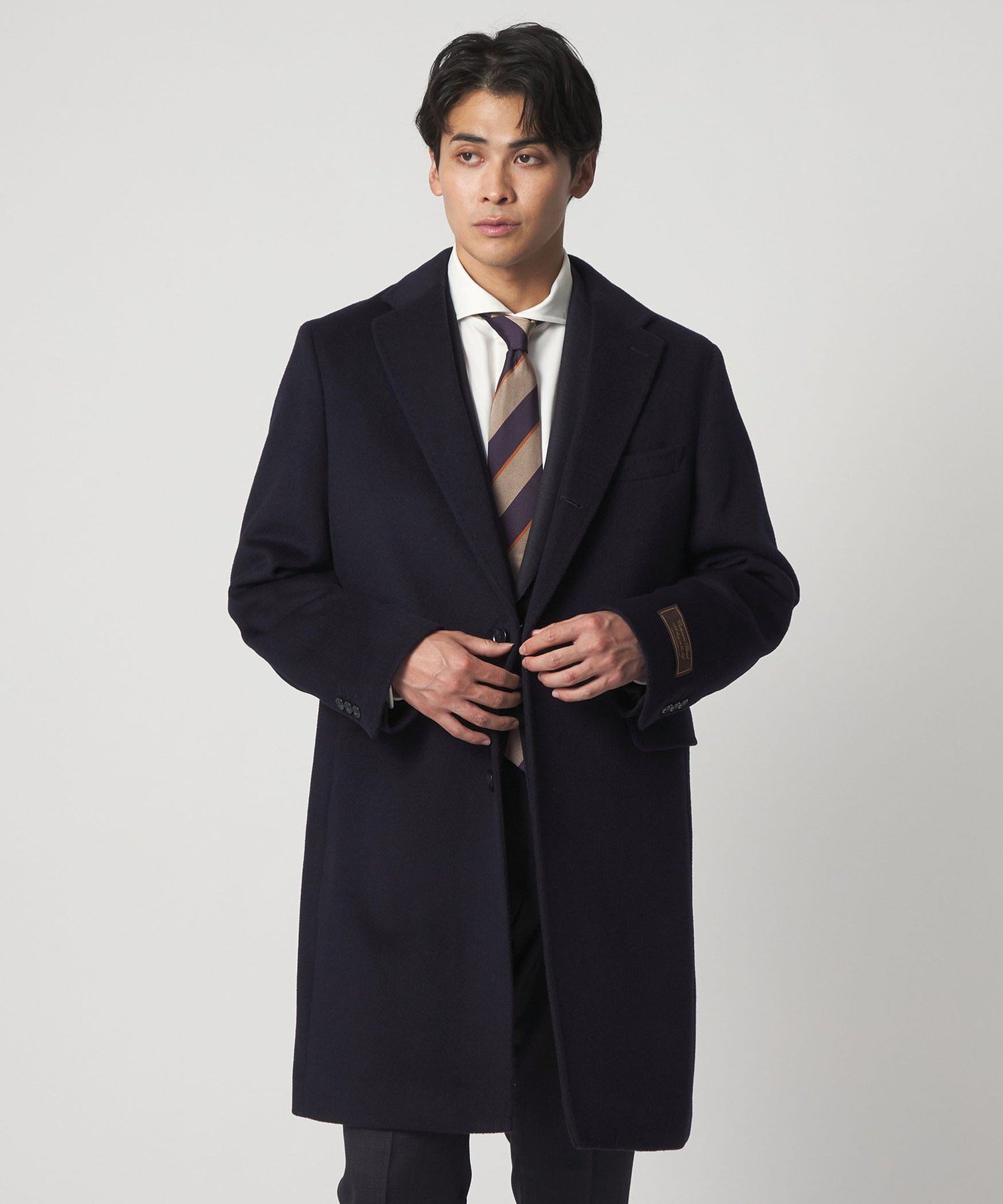 UNITED ARROWS LTD. OUTLET｜カシミヤブレンド ネイビー チェスター