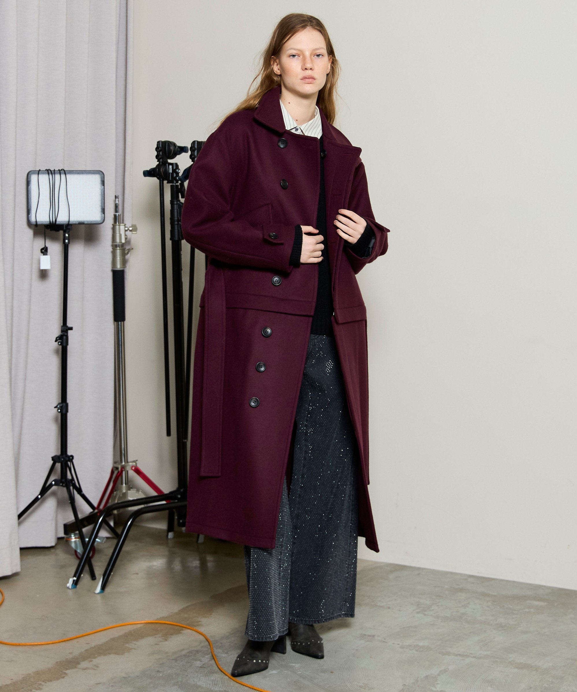 MAISON SPECIAL｜2WAYスタンドカラーコート | Rakuten Fashion(楽天