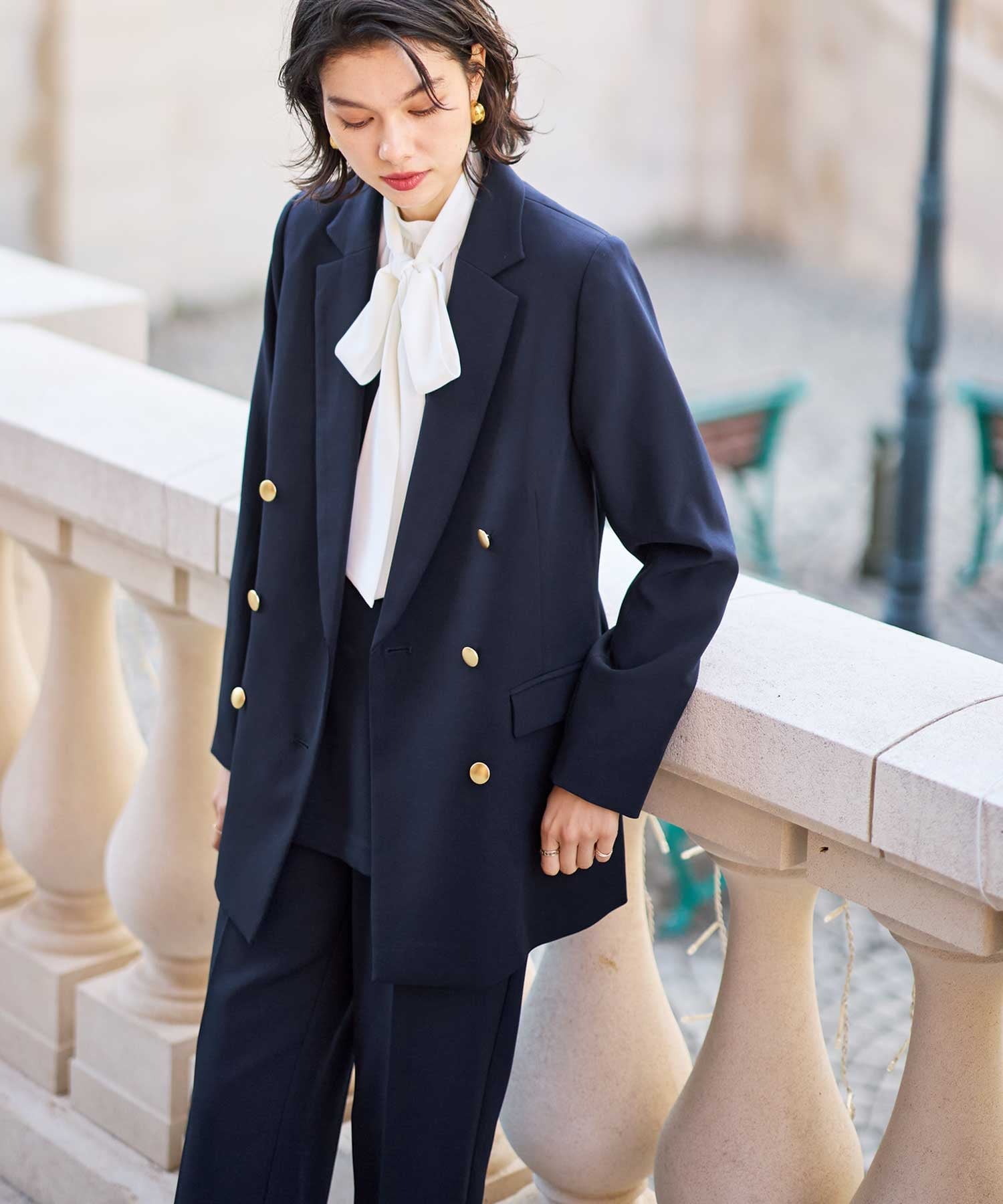 GeeRA｜【3点】着回しベスト&ジャケットセットスーツ | Rakuten