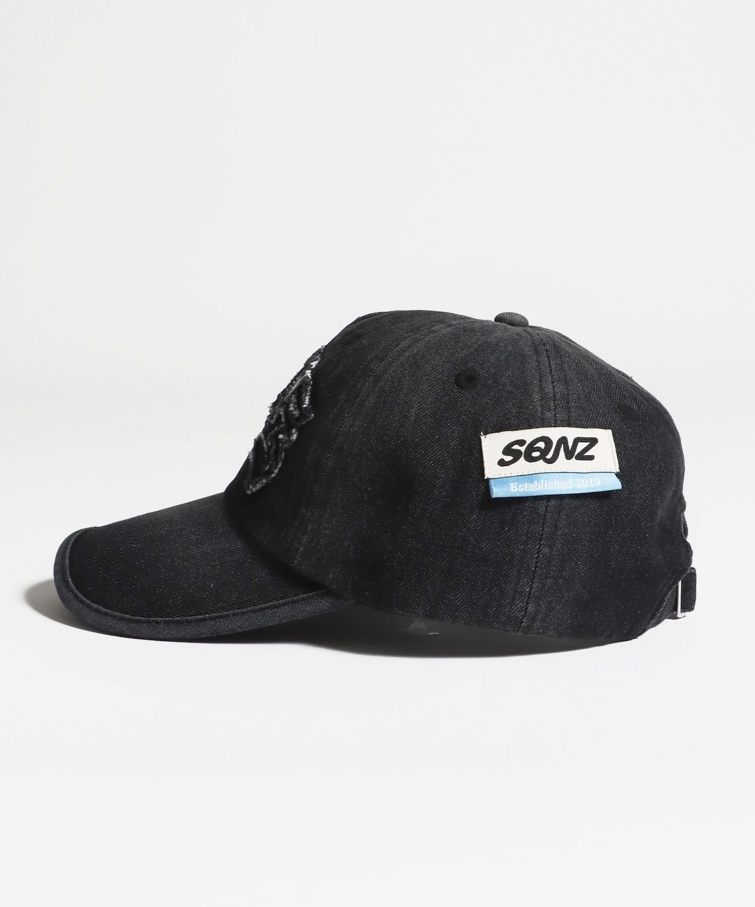 NAVAL｜【sqnz(エスキュンズ)】sqnz applique denim cap / キャップ