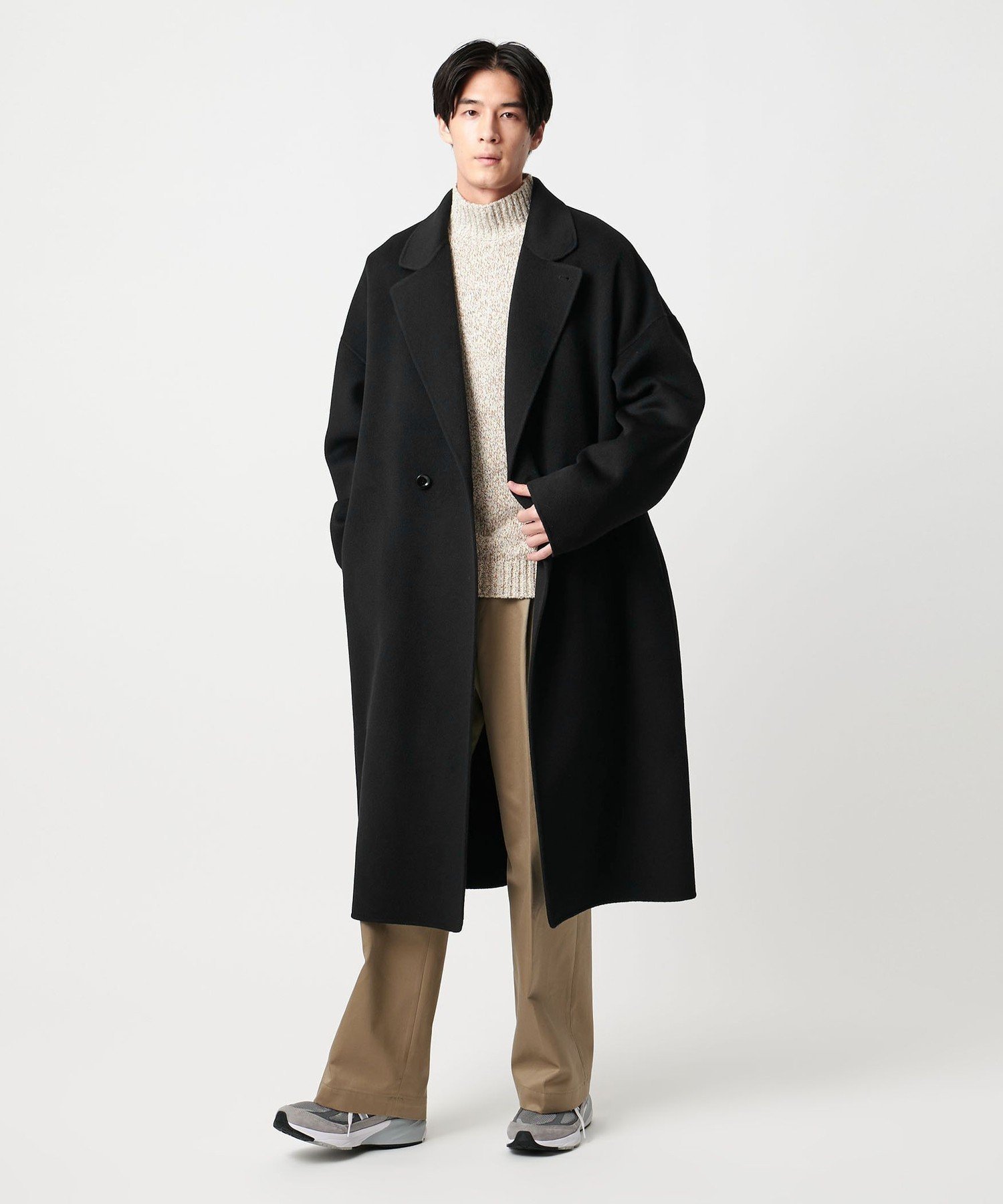 MARW UNITED ARROWS / 新品・未使用 リバー ロングコート UNITED ARROWS｜<MARW UNITED ARROWS>リバー ロングコート MENS