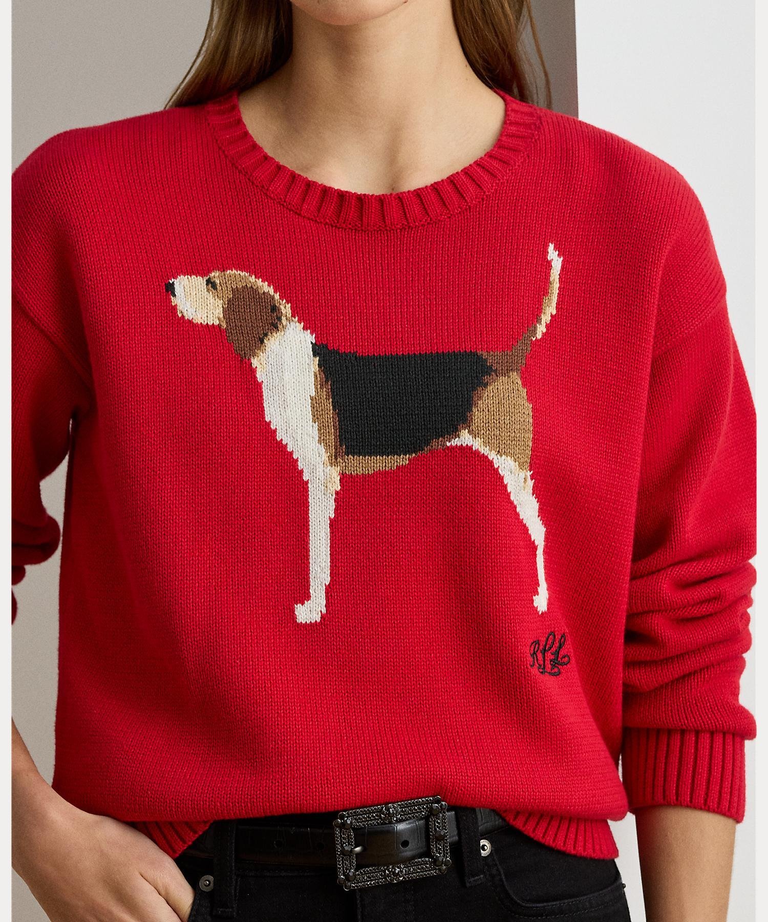 RALPH LAUREN｜インターシャニット フォックスハウンド コットン