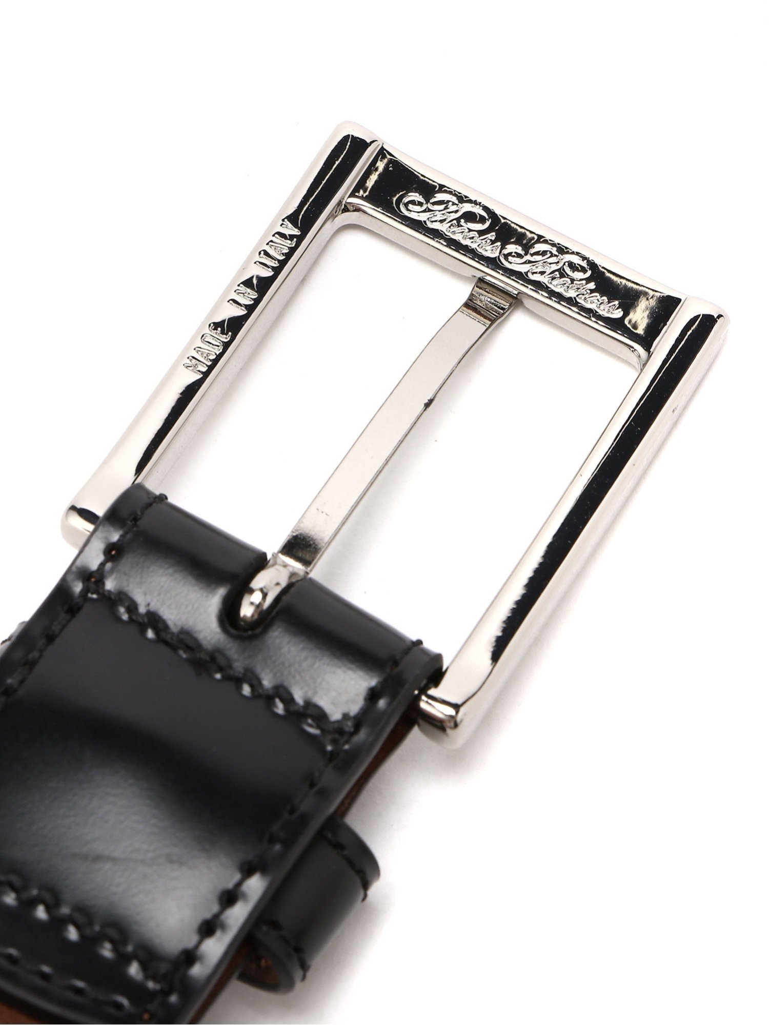 Brooks Brothers｜シルバーバックル ドレスベルト | Rakuten Fashion