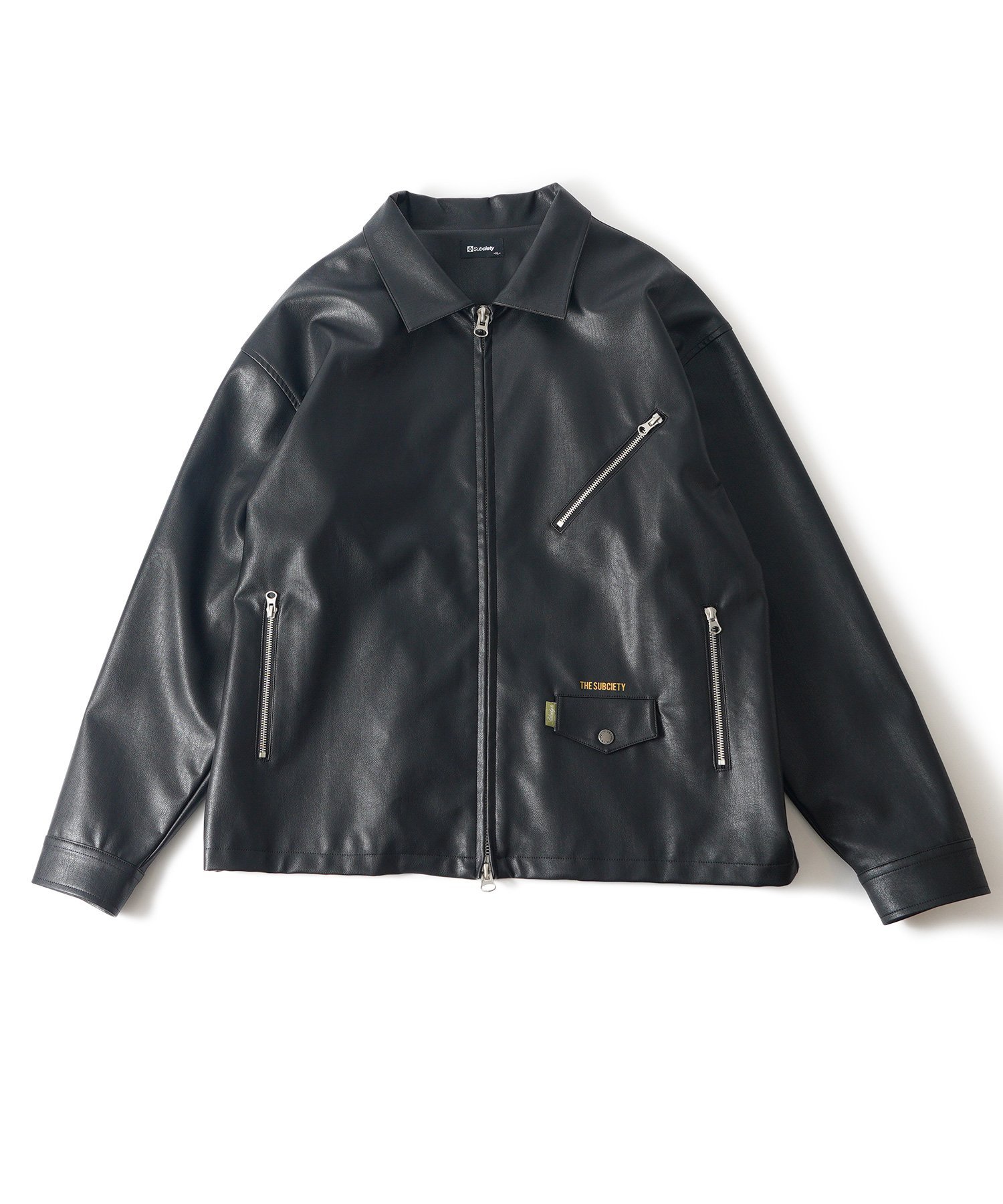Subciety｜Fake leather zip jkt | Rakuten Fashion(楽天ファッション