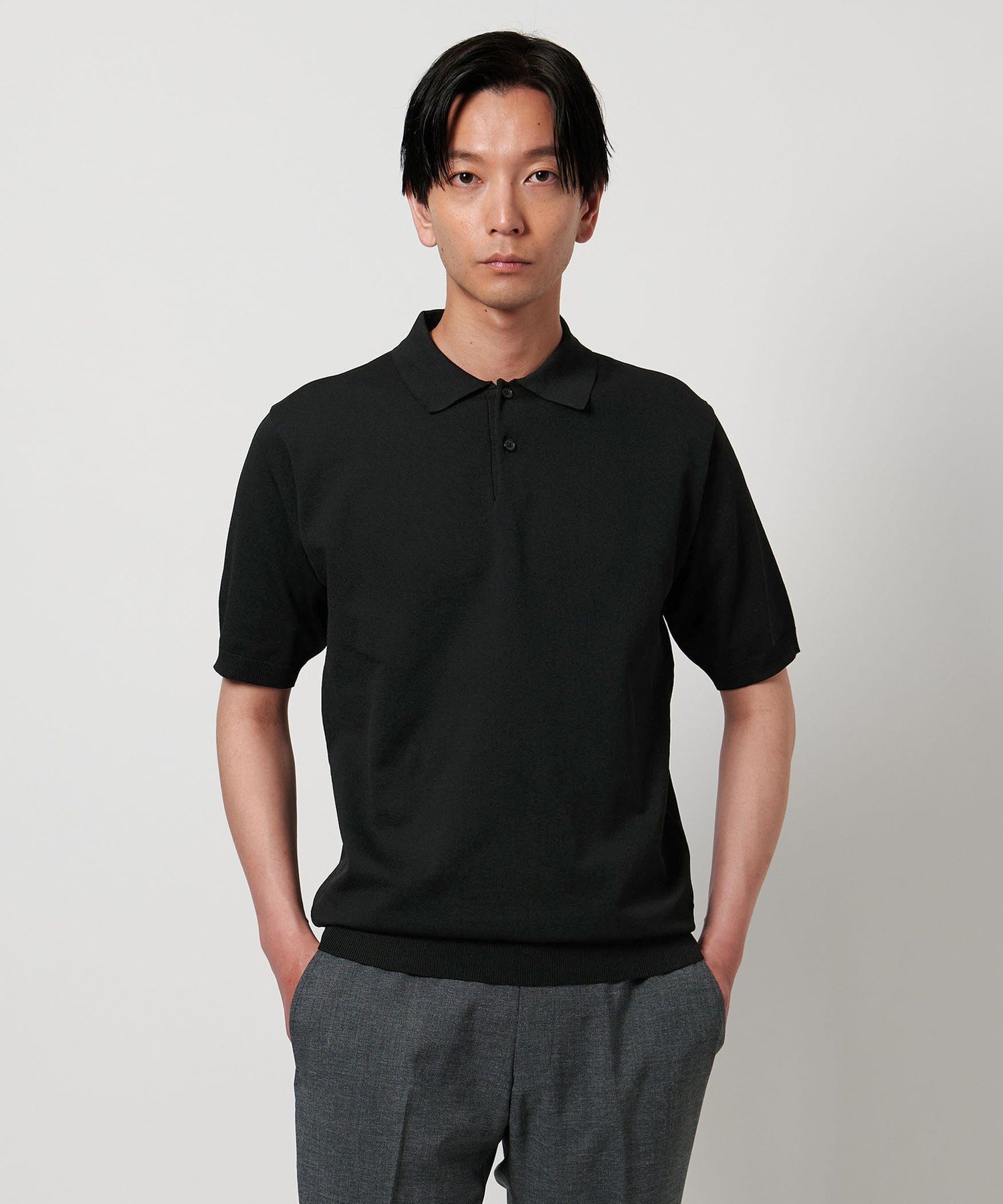 UNITED ARROWS LTD. OUTLET｜ハイゲージ ニット ポロシャツ<A DAY IN