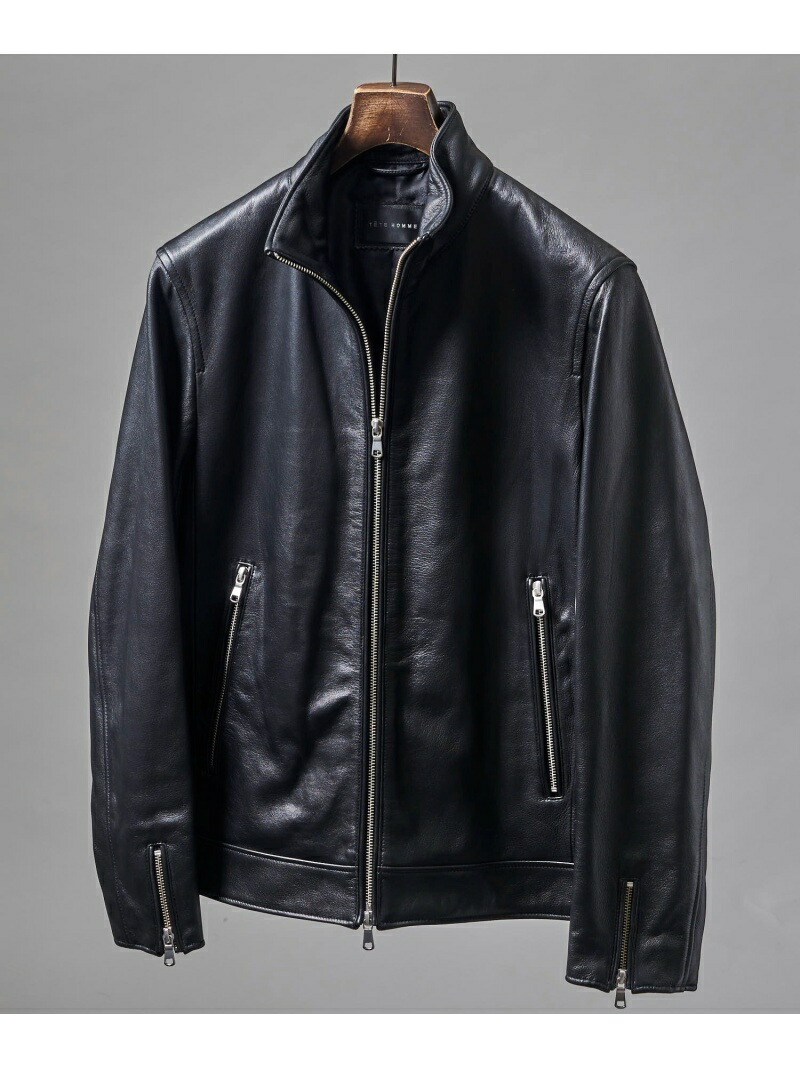 楽天市場】【SALE／30%OFF】TETE HOMME (M)ラムレザーシングル
