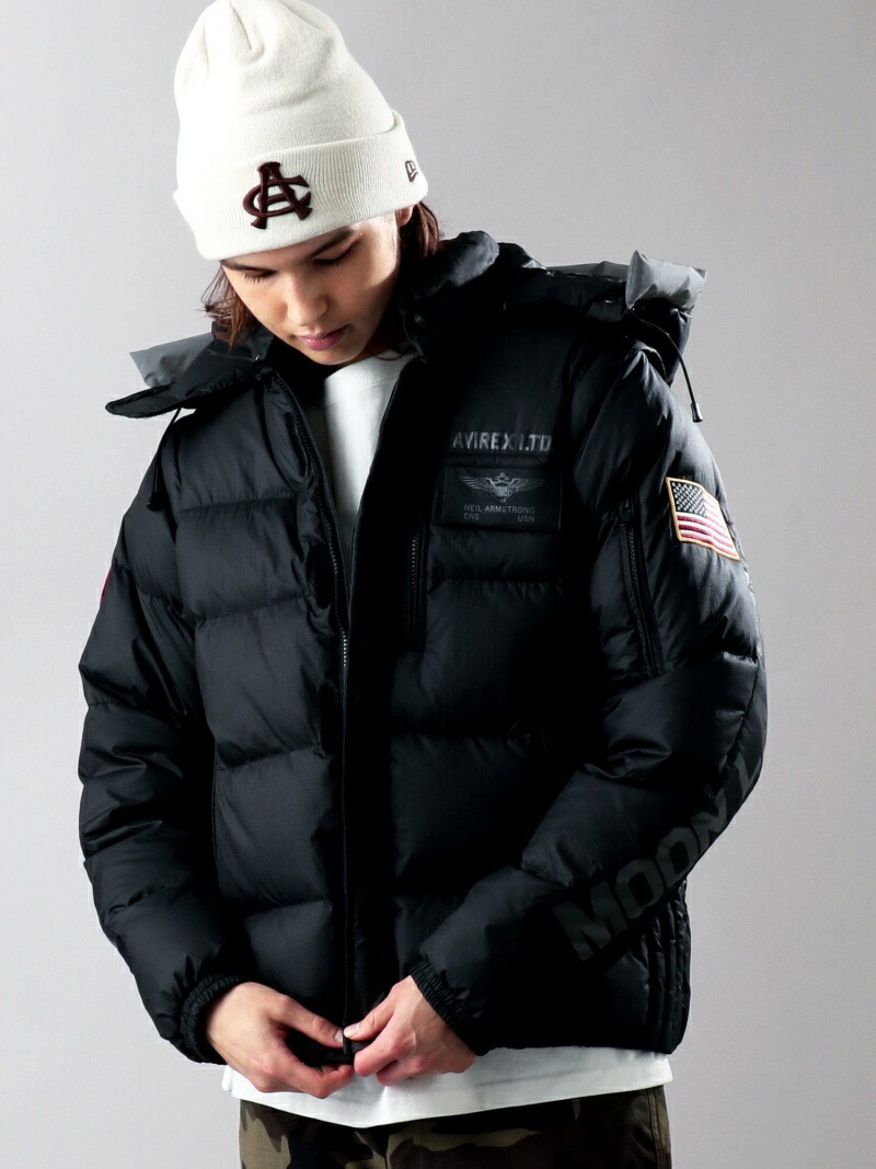 楽天市場】【SALE／36%OFF】AVIREX 4WAY ダウンジャケット ムーン