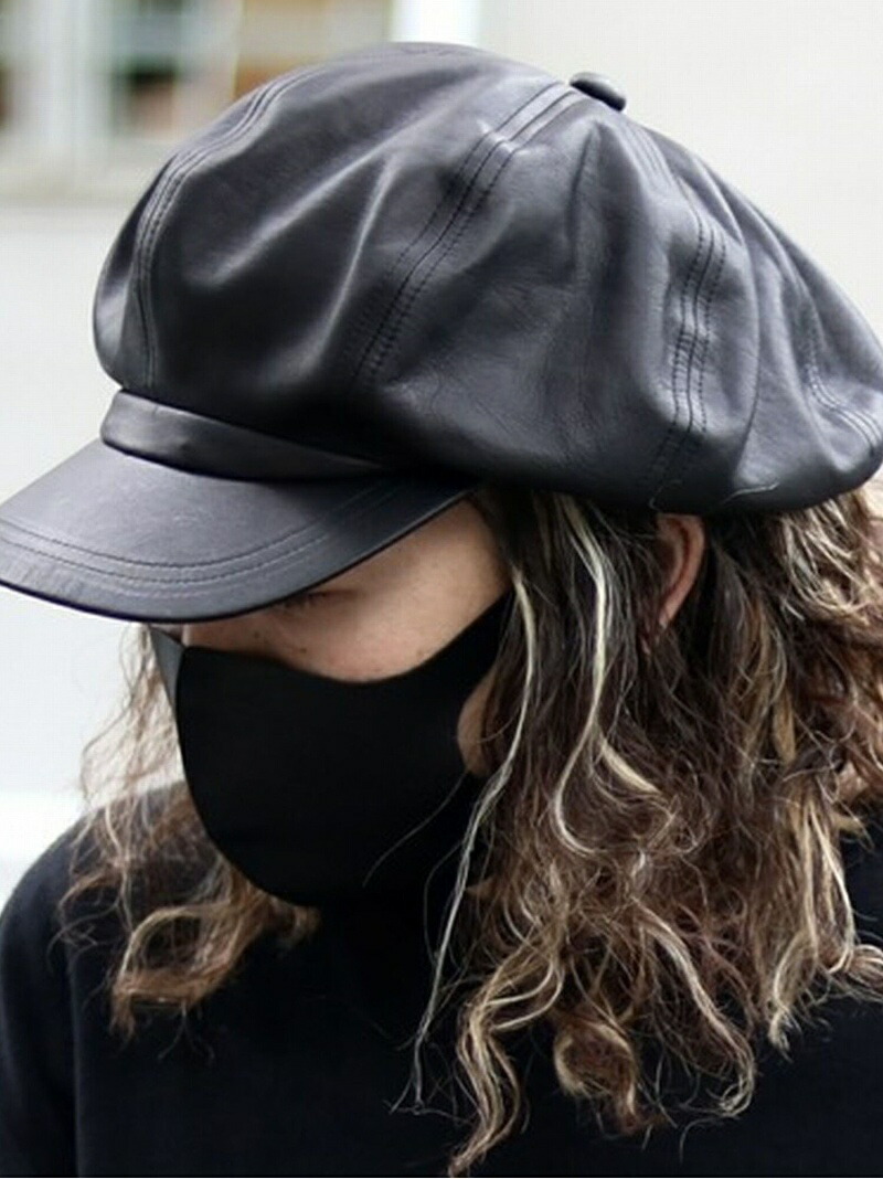 週末特価バックラッシュキャスケット帽レザー