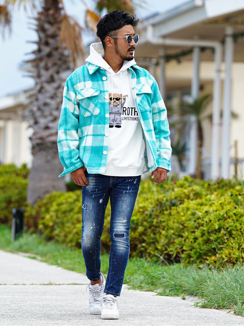 アダムスジャグラースキニーデニム 2色セット