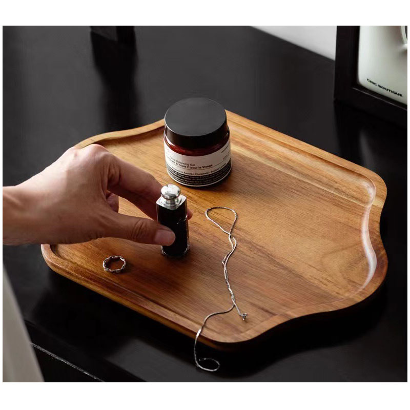 楽天市場】木製トレイ おぼん トレー 木製お皿 お盆 木のトレー 相思木