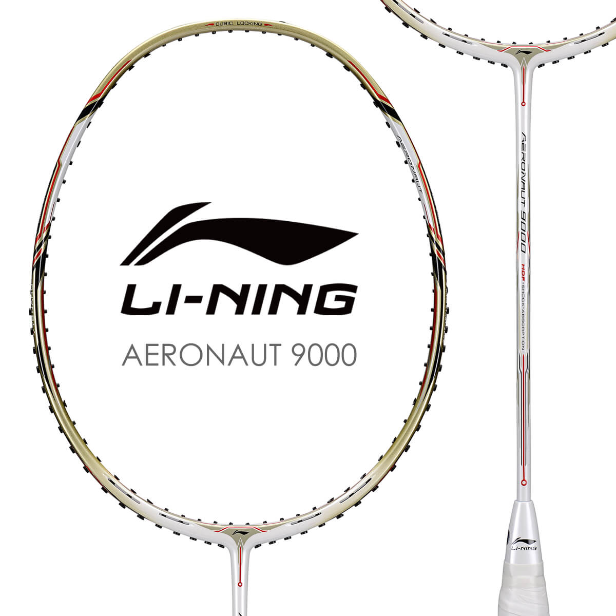 楽天市場】LI-NING AERONAUT 9000(AN9000) 風洞設計 バドミントン