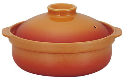 楽天市場】オレンジ 6号 800cc ヘルシー 土鍋 (直火用)日本製 : 産地